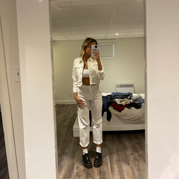 Tristan white denim jacket - Picture 1 of 4